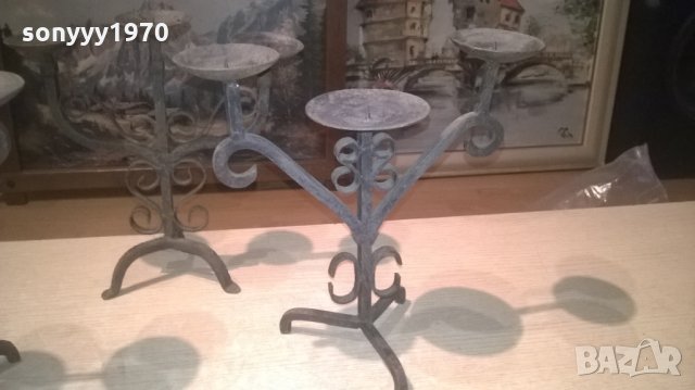 свещници от ковано желязо-антики, снимка 11 - Колекции - 28028048