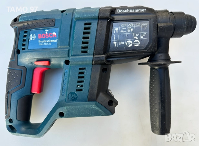 BOSCH GBH 18V-20 - Акумулаторен перфоратор 18V перфектен!, снимка 2 - Перфоратори - 52967284