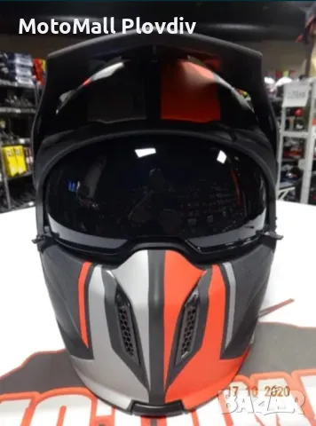 Шок цена! MT Helmets Streetfighter SV Twin М каска шлем за мотор мото, снимка 6 - Аксесоари и консумативи - 49208085