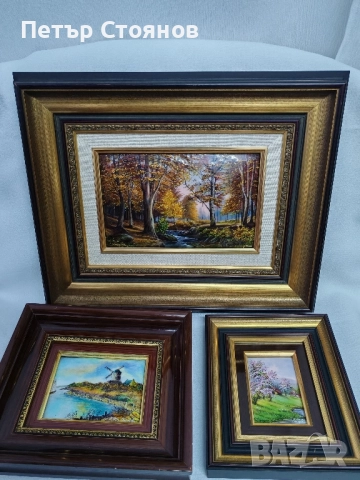 Комплект от три френски миниатюри LIMOGES