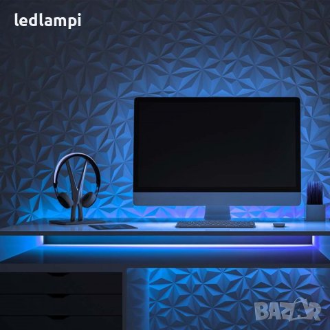 LED лента COB 24V IP67 320LED Синя, снимка 6 - Лед осветление - 43130139