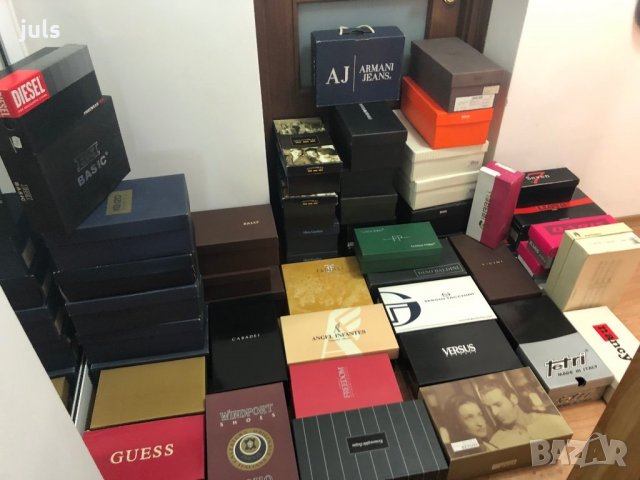 Кутии от маркови обувки: Kenzo, Armani, Boss,Guess,Versace,GiAnni и др, снимка 2 - Други - 27527492