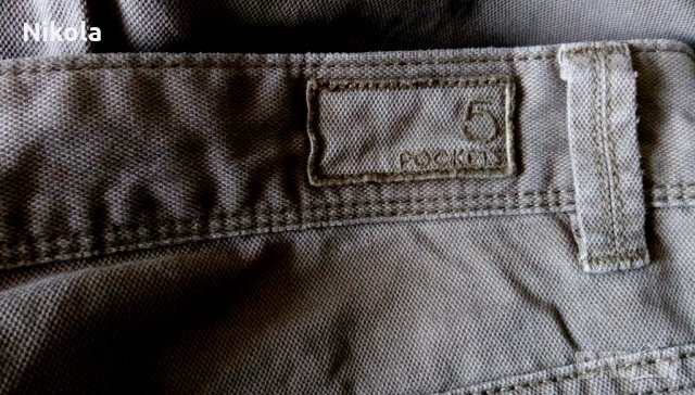 Панталон - Дънки тъмно зелени 5-Pockets, снимка 6 - Дънки - 28147706