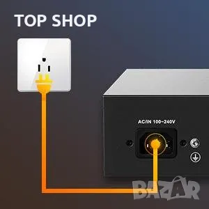 MokerLink 16-портов PoE switch с 2 Gigabit Uplink Ethernet прт, снимка 5 - Суичове - 48481972