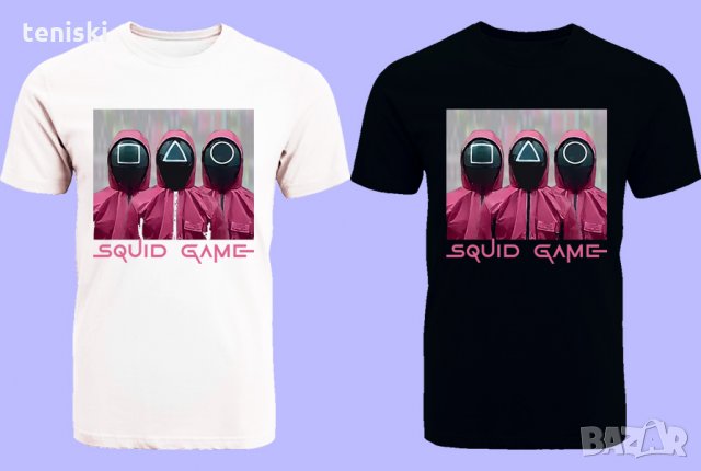  Тениски от сериала Squid Game Игра на калмари 8 модела Мъжки и детски, снимка 3 - Тениски - 34932956