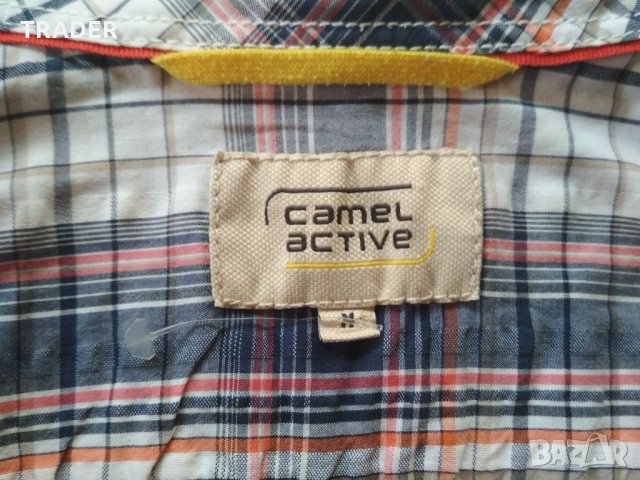 Мъжка риза къс ръкав CAMEL ACTIVE , 100% памук, размер М, снимка 2 - Ризи - 33481275