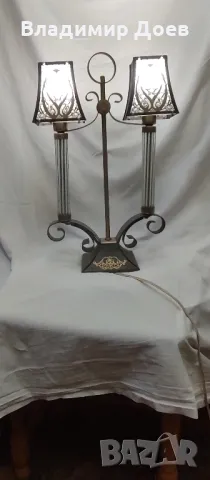 Стара руска лампа , снимка 4 - Настолни лампи - 50433295