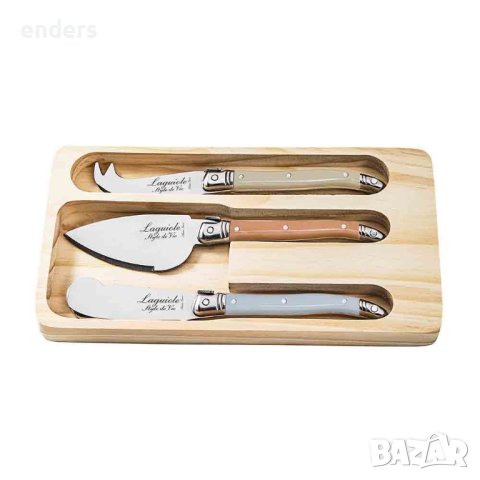 Комплект ножове за сирене Laguiole Style de Vie Premium Treasure, снимка 1 - Прибори за хранене, готвене и сервиране - 43778230