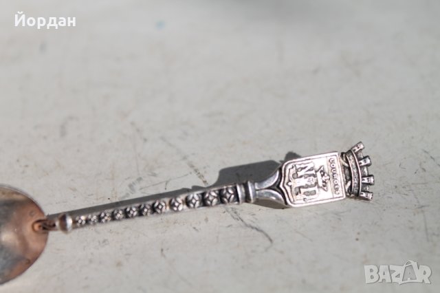 Сребърна лъжица , снимка 2 - Прибори за хранене, готвене и сервиране - 34756924