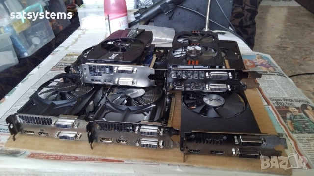 8 броя неработещи видео карти., снимка 3 - Видеокарти - 52275219