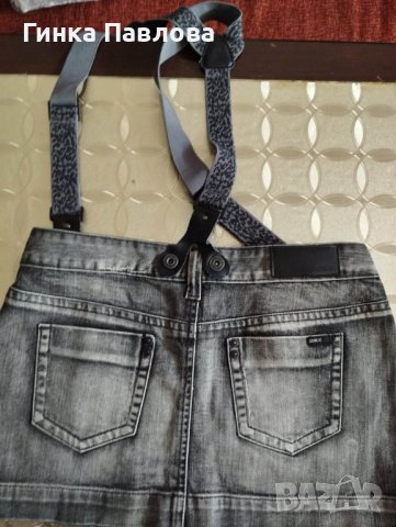 Дънкена пола- № 38 Onli, снимка 2 - Клинове - 38634336