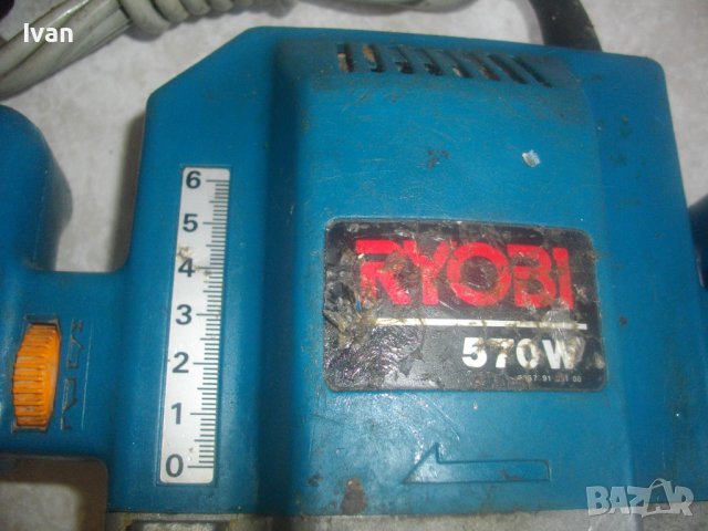 Made in JAPAN-RYOBI-570 Вата-Японска Оберфреза-Професионална-ОТЛИЧНА-Лимитирана Серия, снимка 8 - Други инструменти - 37301695