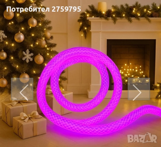 НОВО.LED неонова спирала., снимка 2 - Лед осветление - 52581097