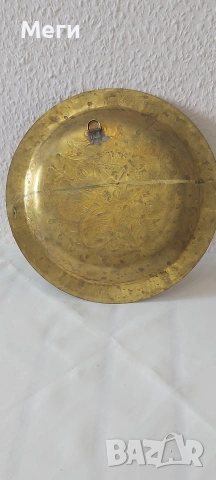 Месингов поднос, снимка 4 - Антикварни и старинни предмети - 53061492
