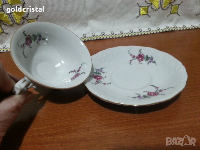 Полски порцелан сет за кафе, снимка 7 - Антикварни и старинни предмети - 43246074