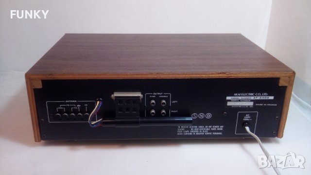 Akai AT-2400 FM AM Tuner 1977 - 1979, снимка 9 - Ресийвъри, усилватели, смесителни пултове - 39397124
