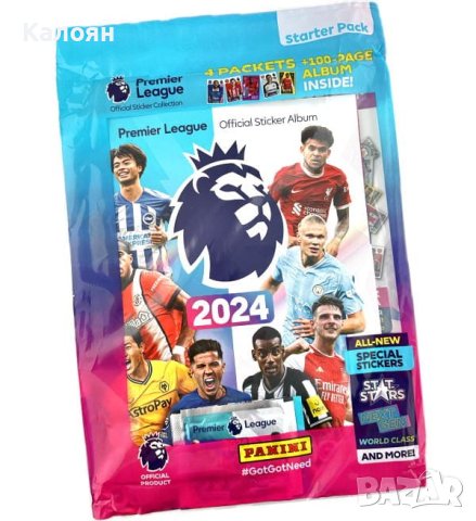 Албум за стикери Премиър лийг футбол 2024 (Panini English Premier League 2023-2024), снимка 2 - Колекции - 44100862