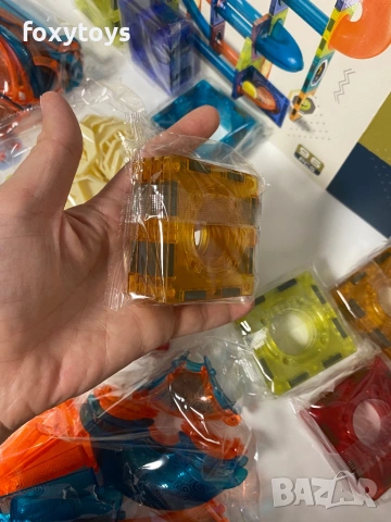 Магнитен конструктор Iso Trade - Писта с топки, 96 части, снимка 17 - Игри и пъзели - 53138845