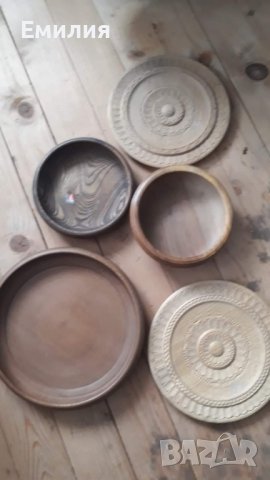 ръчно правени дървени купи и чинии, снимка 1 - Декорация за дома - 43439320