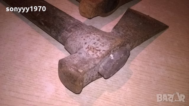 ПОРЪЧАНИ-антики-стари масивни-брадва/чук/томахавка с печати, снимка 18 - Колекции - 26329656
