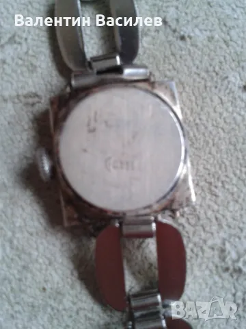 Сребърен швейцарски ръчен часовник, снимка 4 - Антикварни и старинни предмети - 48305444