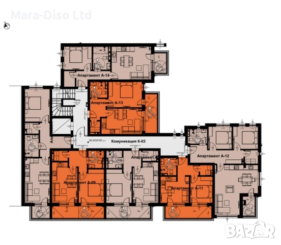 Нова жил.сграда в гр.Поморие до морето, снимка 3 - Апартаменти - 51908400