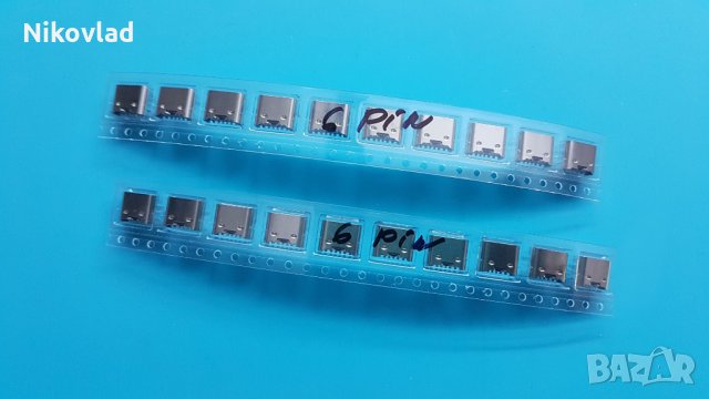 Букса (конектор)  USB 3.1 Type C Connector 6 Pin