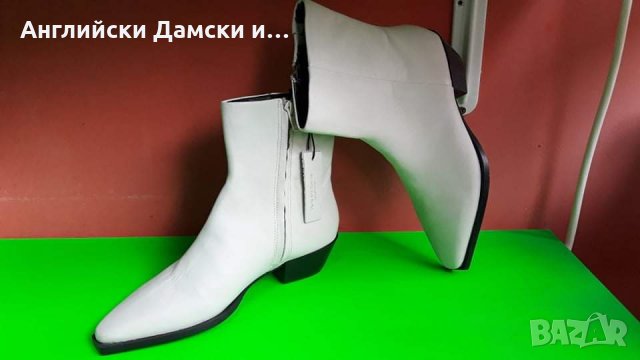 Английски дамски боти естествена кожа-M&S