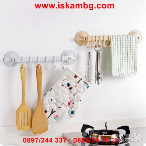 Вакуумна закачалка с 6бр. - код 2087, снимка 7 - Други стоки за дома - 26835047