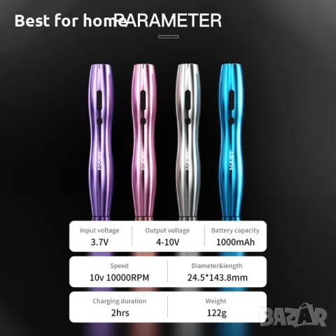 Машина за татуировки/ перманентен грим, снимка 8 - Други инструменти - 49422051