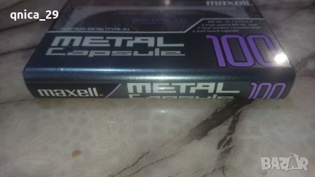 Maxell Metal Capsule 100, снимка 4 - Декове - 43999776