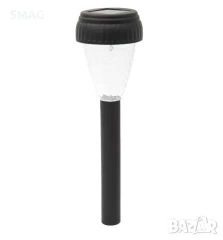 Слънчева соларна лампа фенер черен 21.5см S_1140496, снимка 2 - Соларни лампи - 49902397