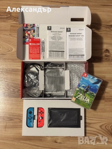Nintendo Switch + Legend of Zelda: BOTW, снимка 11 - Nintendo конзоли - 52031902