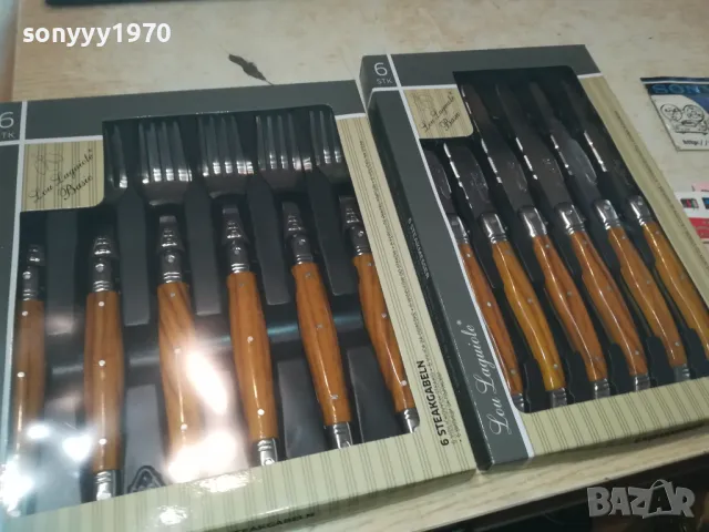 LAGUIOLE 6 НОЖА+6 ВИЛИЦИ 2009241130, снимка 2 - Колекции - 47301056