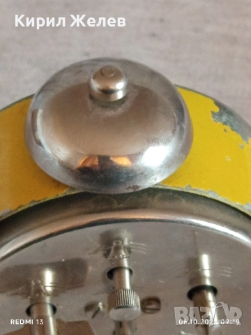 Винтидж механичен будилник ARADORA рядък за КОЛЕКЦИЯ ДЕКОРАЦИЯ 49192, снимка 7 - Антикварни и старинни предмети - 51958101