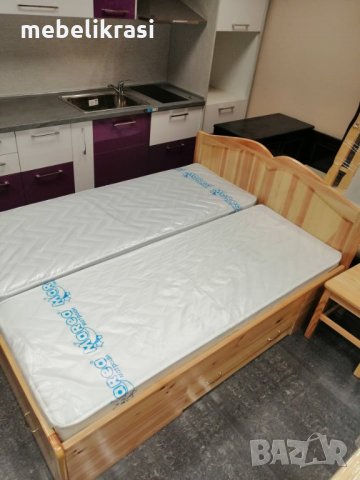 Спалня "Море от любов" с три чекмеджета-МАСИВ за м-к 160/200 см.Налична!, снимка 5 - Спални и легла - 32940092