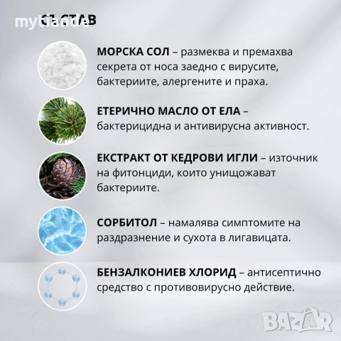 Хигиенен спрей за нос, снимка 3 - Други - 53437000