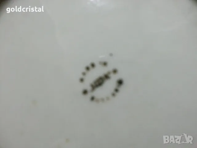 Стар български порцелан Изида чинийки, снимка 13 - Антикварни и старинни предмети - 48645552
