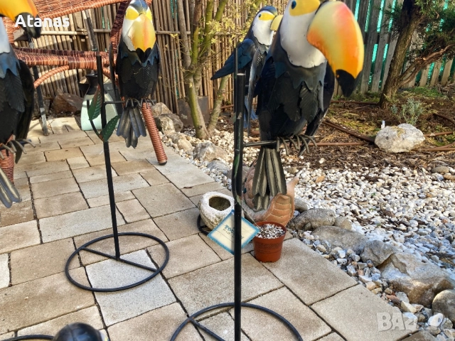 Метални птици за градинска украса, снимка 4 - Градински мебели, декорация  - 52024598