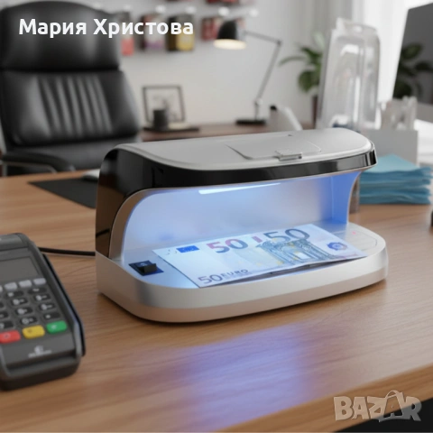 Детектор за фалшиви банкноти – преносим UV детектор с магнитен сензор и вградена батерия, снимка 9 - Друга електроника - 53083809