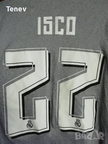 Real Madrid Isco #23 Adidas оригинална тениска фланелка Реал Мадрид Иско , снимка 3 - Тениски - 43339783