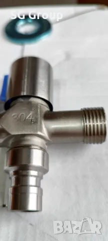 Двоен кран стомана 1/2, снимка 2 - Други инструменти - 49323752