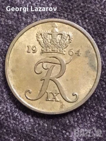 5 йоре Дания 1964 Крал Фредерик IX, снимка 2 - Нумизматика и бонистика - 35148686