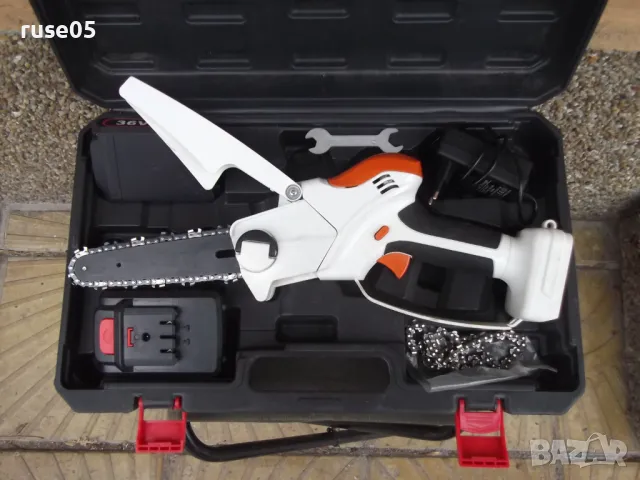 Трион / 36v , 6ah / акумулаторен верижен работещ, снимка 3 - Други инструменти - 48240885