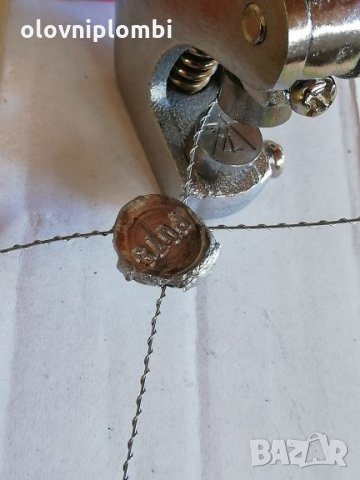 КЛЕЩИ ЗА ПЛОМБИРАНЕ МЕСИНГ., снимка 14 - Клещи - 20381072