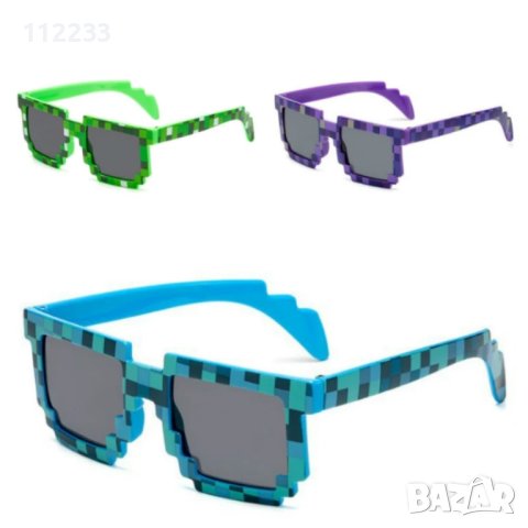 Слънчеви очила Minecraft, снимка 1 - Други - 40375160