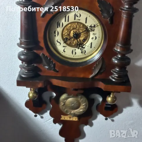 Старинен стенен Junghans , снимка 8 - Антикварни и старинни предмети - 49306706