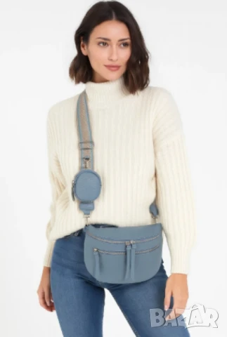 Дамска чанта с къса и широка регулируема дръжка, снимка 5 - Чанти - 50725048