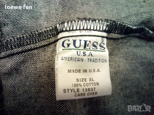 Оригинален Guess Made In USA ! Дънково яке ! Деним !, снимка 4 - Якета - 28006504
