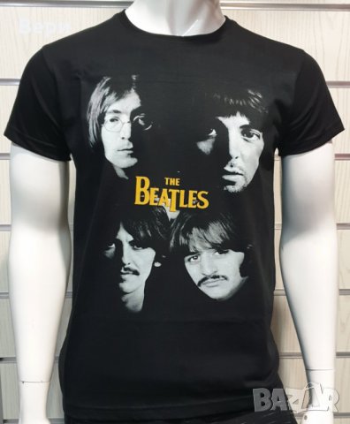 Нова мъжка тениска с дигитален печат на музикалната група The Beatles, снимка 8 - Тениски - 28317049
